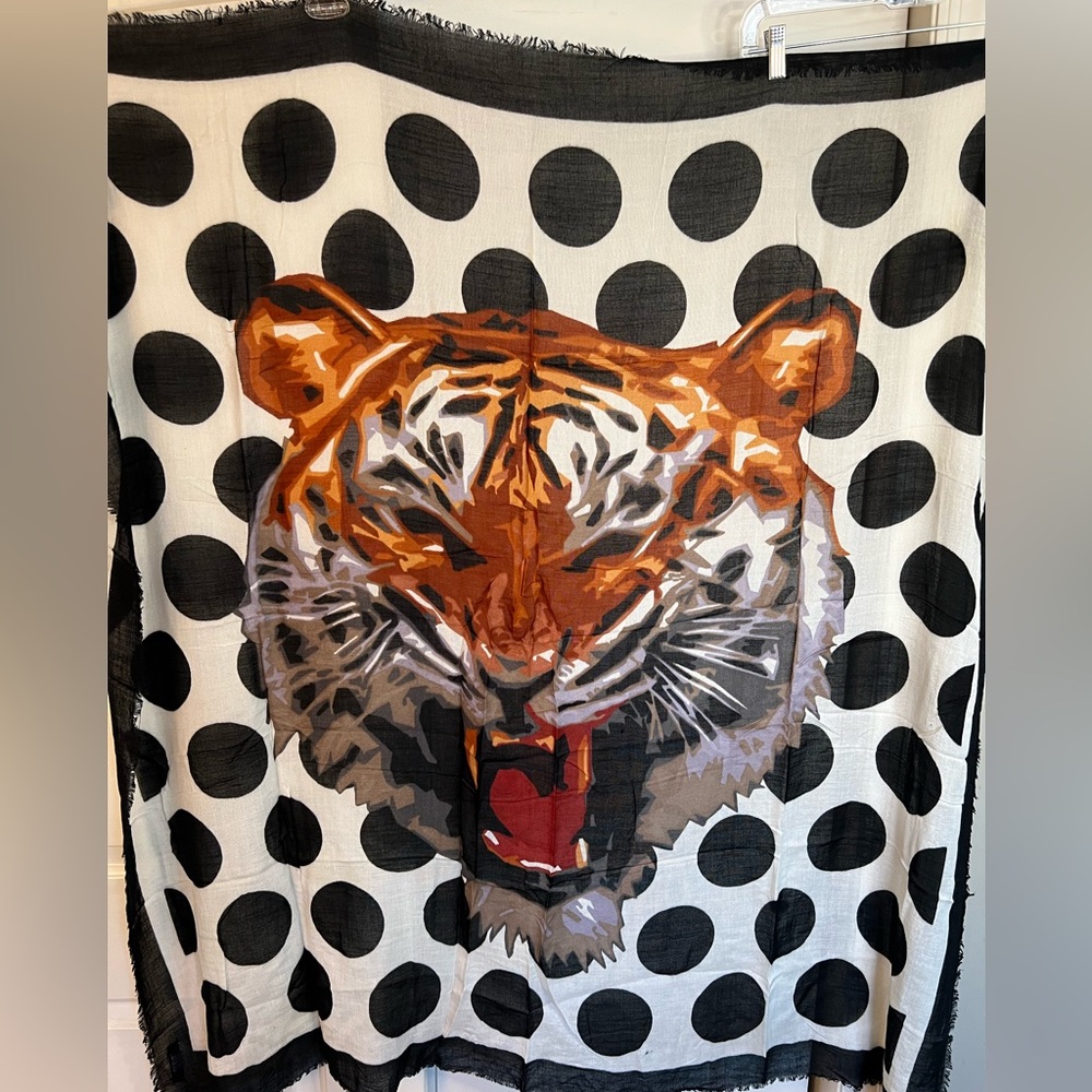 Zara Animal Print Scarf